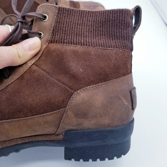 UGG Cayli Waterproof Ankle Boots - Brown - size 7.5 - Picture 10 of 14